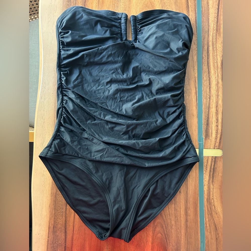 DKNY Black Swimwear Top